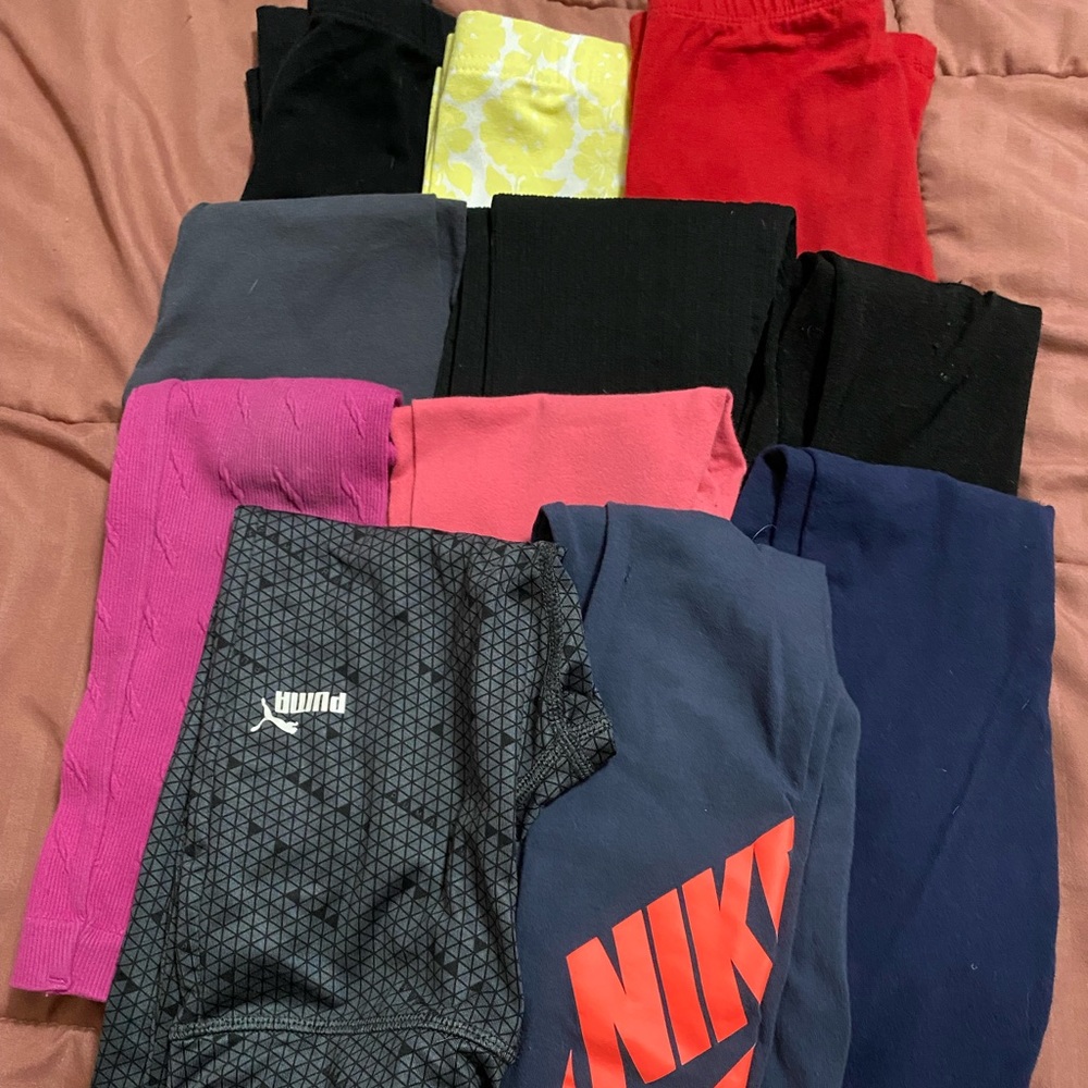 Lot of 11 leggings